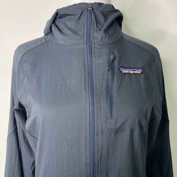 Patagonia #STY24040 Women's Blue Houdini Air Hooded Jacket Size XS - Picture 2 of 10